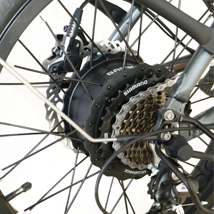 Coastal Cruiser 52v 24 Thru 750W Step Thru Ebike 24x3 Fat Tire Fat Tire Cruiser - Fat Tire eBike - COAST|FATT|WHITE|0003 eBike Super Shop