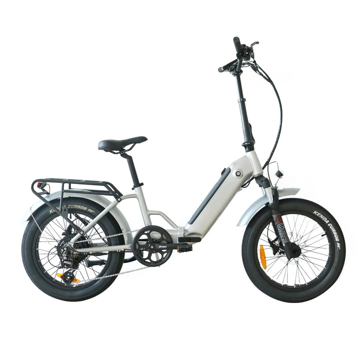 Coastal Cruiser CC Folding 750w Step Thru Ebike 20x3 Fat Tire Folding Electric Bike - Folding eBike - COAST|FOLDI|SILVE|0020 eBike Super Shop