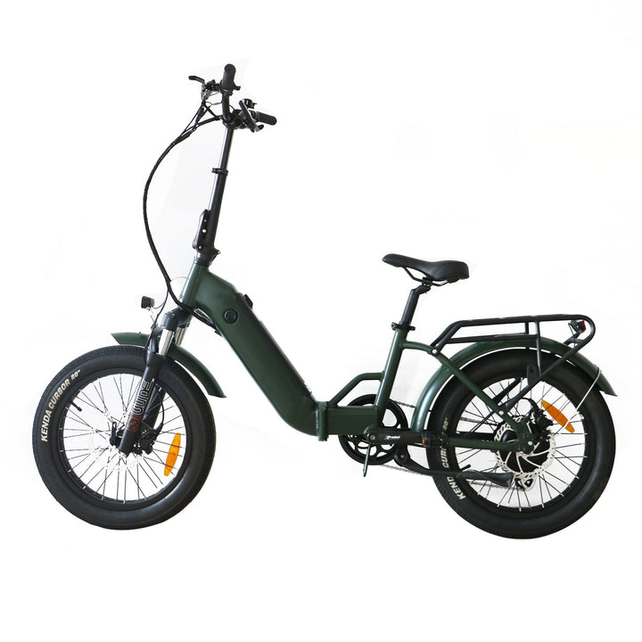Coastal Cruiser CC Folding 750w Step Thru Ebike 20x3 Fat Tire Folding Electric Bike - Folding eBike - COAST|FOLDI|WHITE|0018 eBike Super Shop