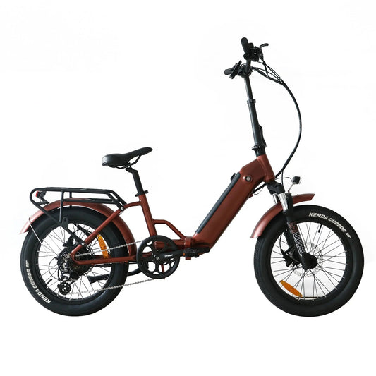 Coastal Cruiser CC Folding 750w Step Thru Ebike 20x3 Fat Tire Folding Electric Bike