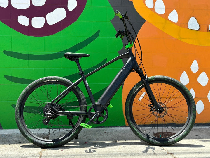 Custom Green Monster 500 w Electric Mountain eBike 27.5" x 2.2" Mountain tire electric bike - Mountain eBike - eBike Super Shop