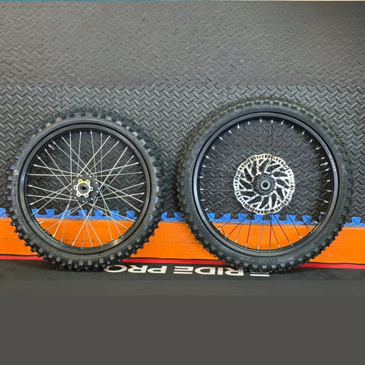 eMoto Wheel Set CST Knobby 17"/19" Front & Rear Wheel & Tire Set for Electric Dirt Bikes *Does not include rotor or sprocket*