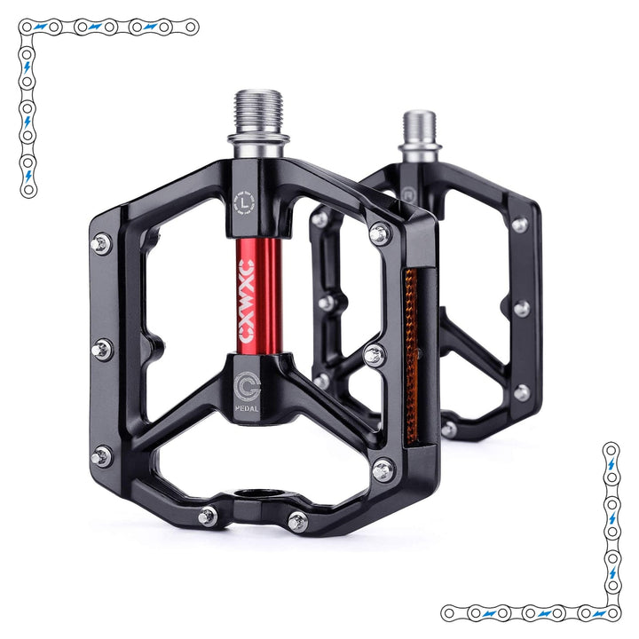 eBike Black Aluminum Pedals for Electric Bike - Accessories - EBIKE|ACCES|BLACK|0409 eBike Super Shop