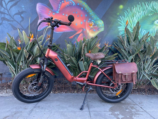 eBike Custom Folding Electric Bike - Foldable e - Bike 750 Watt - Copper - Folding Ebike - eBike Super Shop