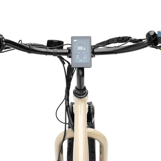 Black eBike MURF Alpha Cargo Fat Tire Beach Cruiser 52v, side view, displayed against a plain background