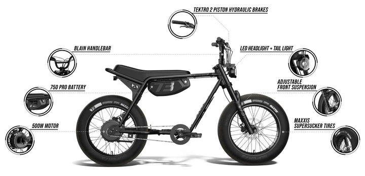 eBike Super73 ZX SE - Blackout - EZE Ryders Electric Bike Shop