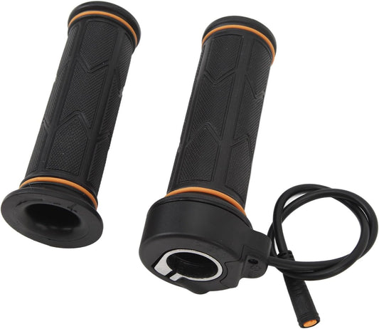 Black full waffle Super73 e-bike full twist throttle part, shown in product image.