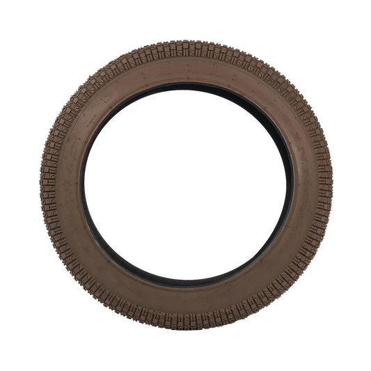 Innova 20x4 eBike tire with tan sidewall and tread, product image showing tire profile and design