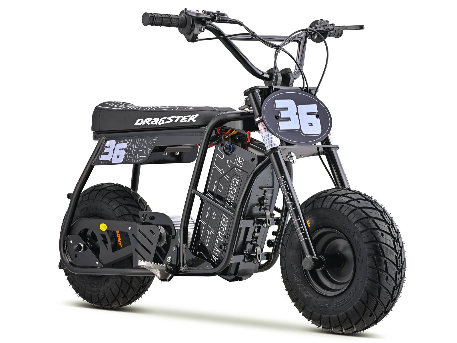 STOMP EBOX Dragster 2000 w Micro Ebike 16x4 Fat Tire Electric Pit Bike ...
