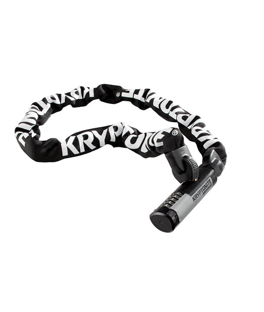 A Kryptonite KryptoLok 712 Combo Chain Lock displayed in-store, showing the eMOTO eBike lock with its sturdy chain and combination mechanism.