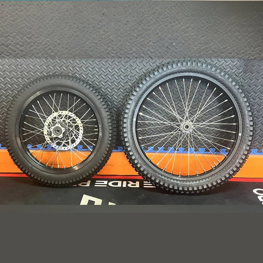 eMoto Wheel Set Shinko 241 Dual Sport 17"/21" Front & Rear Wheel & Tire Set for Moto Bikes *Does not include rotor or sprocket* - Wheel & Tire Set - EBIKE|2362 eBike Super Shop