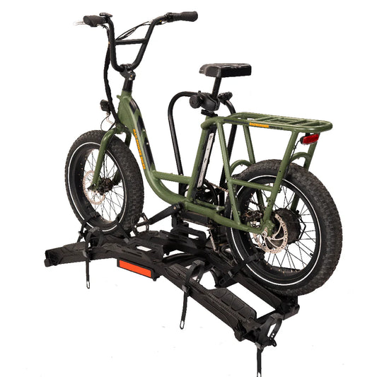 Hollywood Racks - Destination E - Bike Rack for Electric Bikes - Includes EBike Ramp for HEAVY DUTY electric bikes