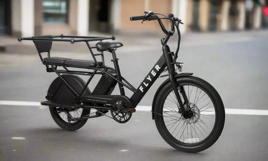 FLYER Via 500w Step Thru eBike 24x2.4 Street Electric Cargo eBike