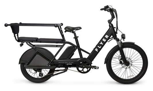 FLYER Via Pro 750w Step Thru eBike 24x2.4 Street Electric Cargo eBike