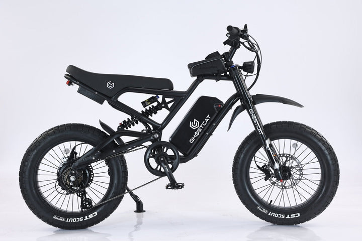 GHOSTCAT F3x.2 1500W Pro - Dirt - GHOST|F3x.2 1500|25 ah|Black eBike Super Shop