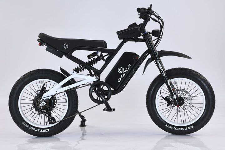 GHOSTCAT F3x.2 1500W Pro - Dirt - GHOST|F3x.2 1500|25 ah|White eBike Super Shop