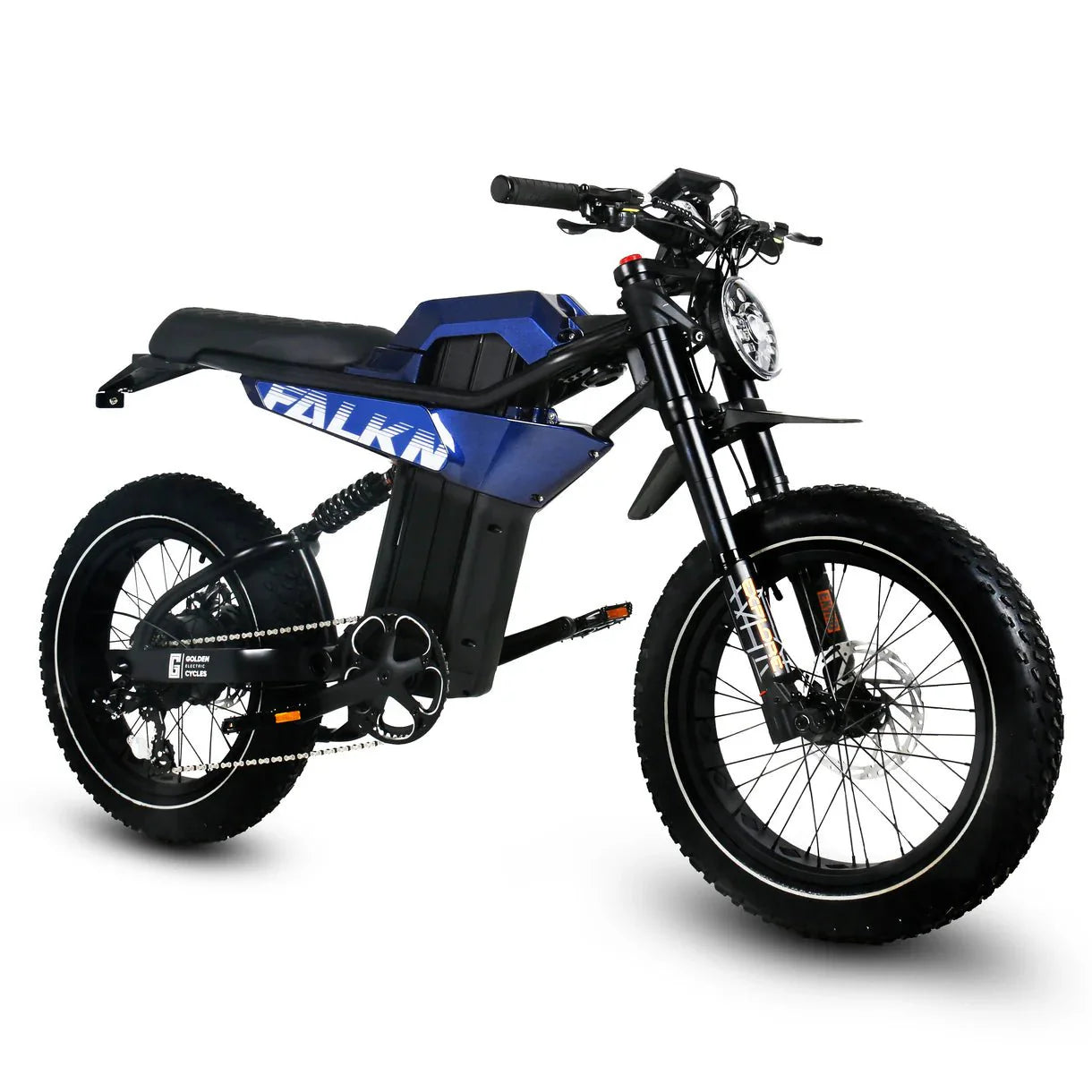 GOLDEN CYCLE Falkn 750w Moto eBike 20x4 Fat Electric e-Moto Style