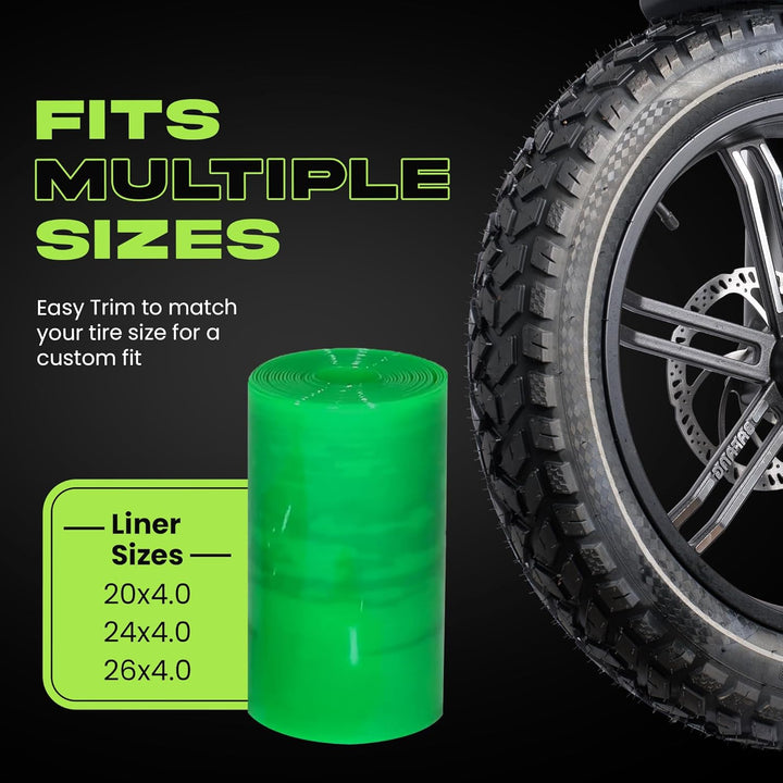 Happy E Bikes Allscape Bike Tire Liner (2 Pack) - Fits 20x4, 24x4, 26x4 - Parts - sku - 50303319769389 eBike Super Shop