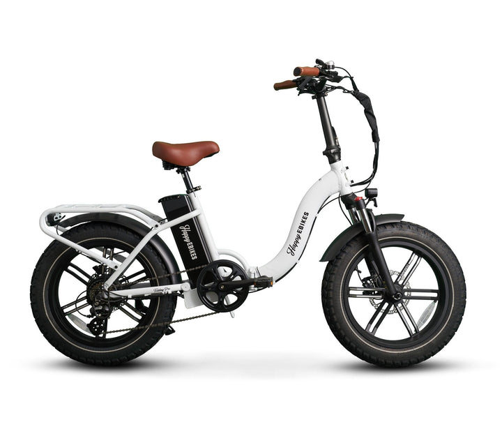 Happy Folding Step - Thru - Ebike - HEB - HFOLTH - WHI - 507 - B eBike Super Shop