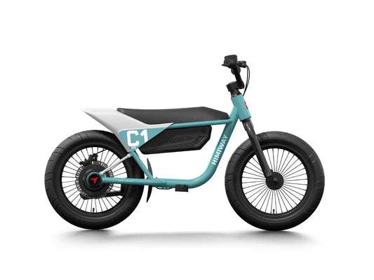 HIMIWAY C1 Kids E-Bike 350 w Step Over Ebike 16x3 Fat Electric Mini Fat Tire eBike