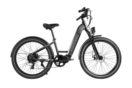 HIMIWAY Rambler 500 w Step Thru Ebike 27.5x2.4 Urban Electric Beach Cruiser eBike