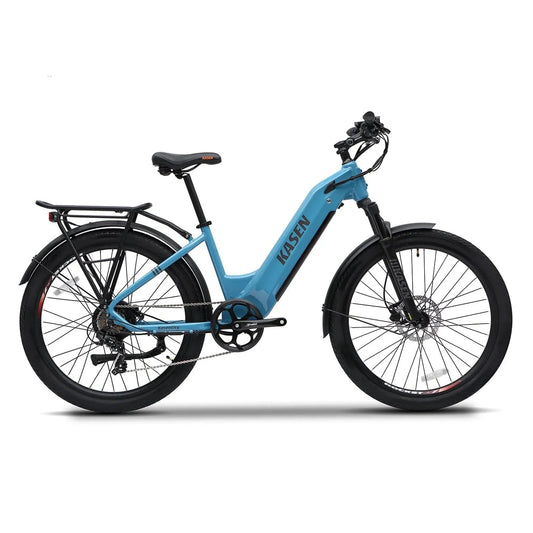 KASEN City 2.0 500 w Step Thru Ebike 27.5X2.4 Urban Electric Urban eBike