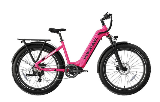 MOKWHEEL Basalt ST 750 w Step Thru Ebike 26x4 Fat Tire Fat Tire Electric Beach Cruiser eBike