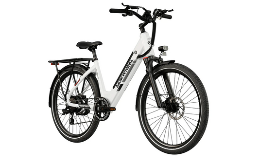 MOKWHEEL Mesa Light ST 2.0 350 w Step Thru Ebike 27.5x2.4 Urban Electric Beach Cruiser eBike