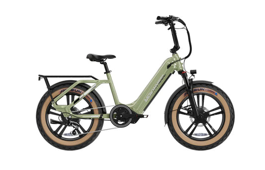 MOKWHEEL Scoria 750 w Step Thru Ebike 20x4 Fat Tire Electric Cargo eBike