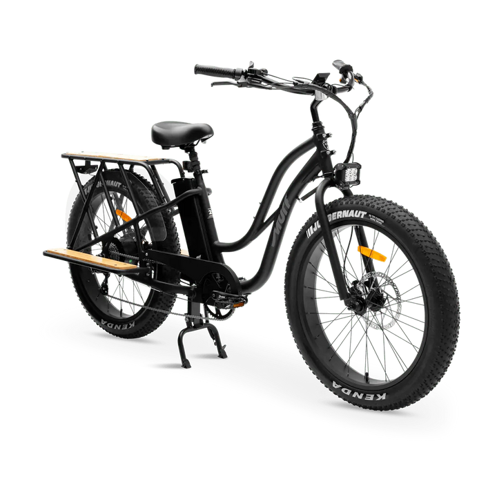 MURF Alpha Cargo Fat Tire Electric Cargo Beach Cruiser eBike - 52v 750 w Electric Cargo eBike - Cargo eBike - MURF|BLACK|2305 eBike Super Shop