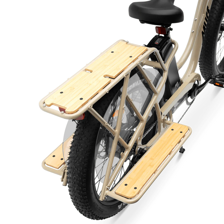 MURF Alpha Cargo Fat Tire Electric Cargo Beach Cruiser eBike - 52v 750 w Electric Cargo eBike - Cargo eBike - MURF|BLACK|2305 eBike Super Shop