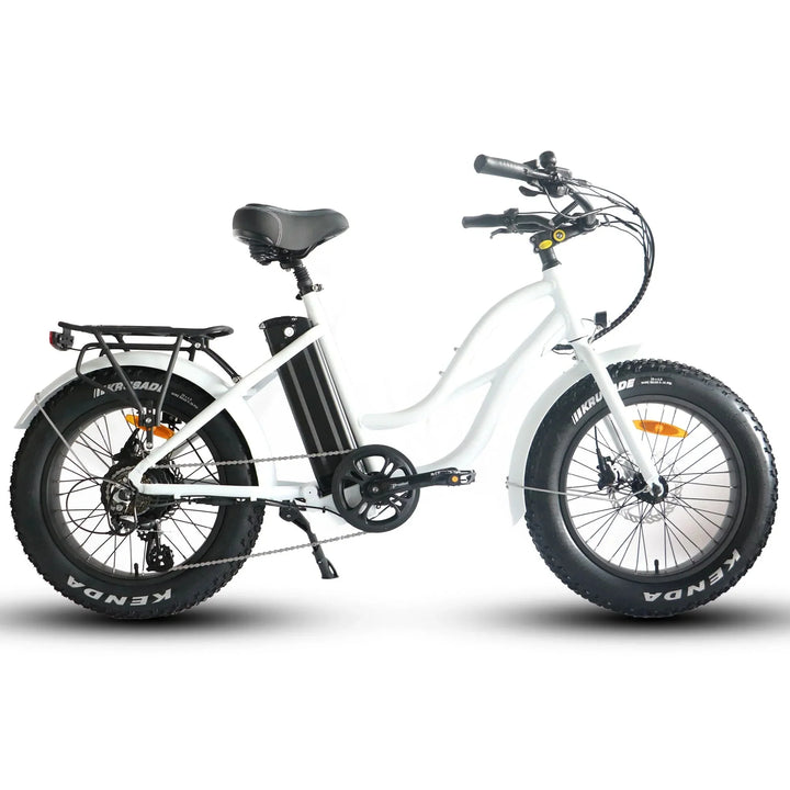 OB eBikes COASTAL CRUISER 52V 20 Thru 750 w Ready to Ride Step Thru Ebike 20x4 Mini Fat Tire Electric Beach Cruiser eBike - Mini - eBike Super Shop