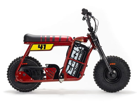 EBOX Red Dragster X Fat Tire Electric Moto Bike