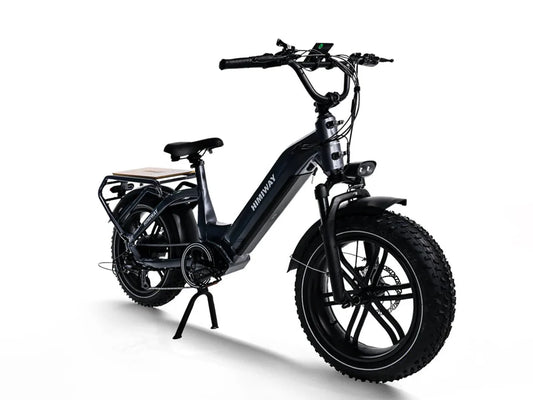 OB eBikes HIMIWAY Big Dog 750 w Ready to Ride Step Thru Ebike 20x4 Electric Cargo eBike