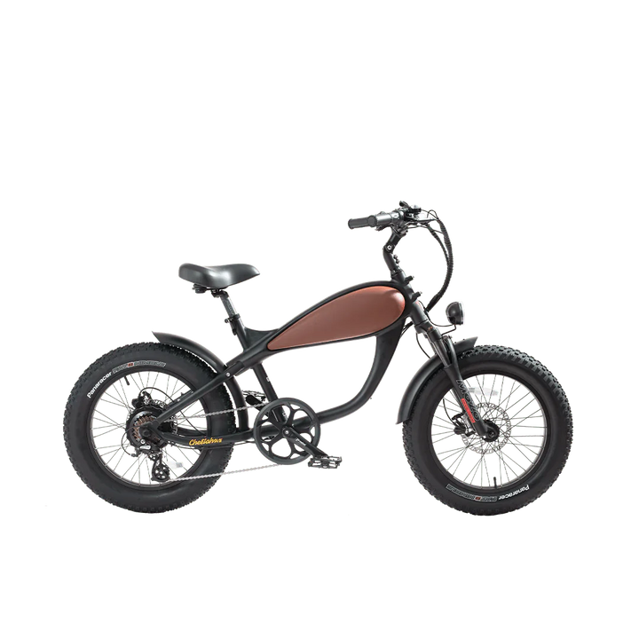 OB eBikes REVI Cheetah Mini 500 w Ready to Ride Step Over Ebike 20x4 Electric Vintage eBike - Mini eBike - eBike Super Shop