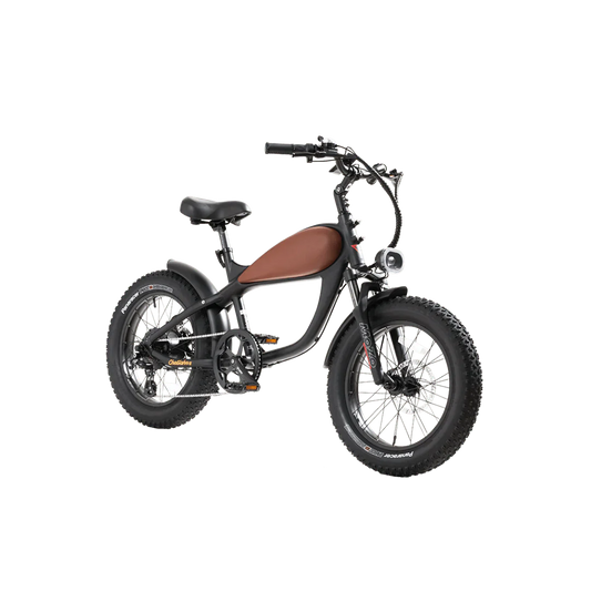 OB eBikes REVI Cheetah Mini 500 w Ready to Ride Step Over Ebike 20x4 Electric Vintage eBike - Mini eBike - eBike Super Shop