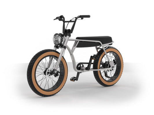 OB eBikes XERO2 Fly R 750 w Bike in the shop Moto Ebike 20x4 Electric e - Moto Style eBike - Moto Style - XERO2|MOTO|SILVE|0644 eBike Super Shop