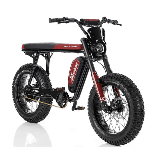 SUPER73 S2 x Indian EFTR Hooligan Electric e - Moto Style eBike S2 X - Moto 750 w Electric Pit Bike - Moto Style - SUPER|S2 X|830 eBike Super Shop