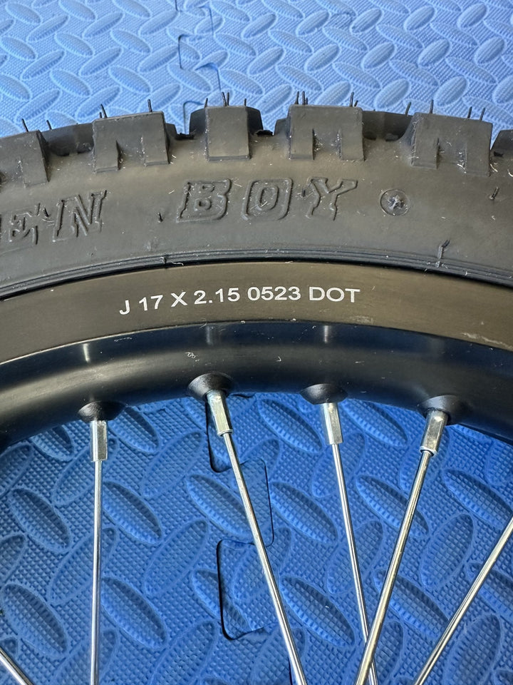 Talaria eMoto Wheel Set Shinko 244 Dual Sport 17"/17" Front & Rear Wheel & Tire Set for Moto Bikes *Does not include rotor or sprocket* - Talaria Wheel & Tire Set - EBIKE|2817 eBike Super Shop