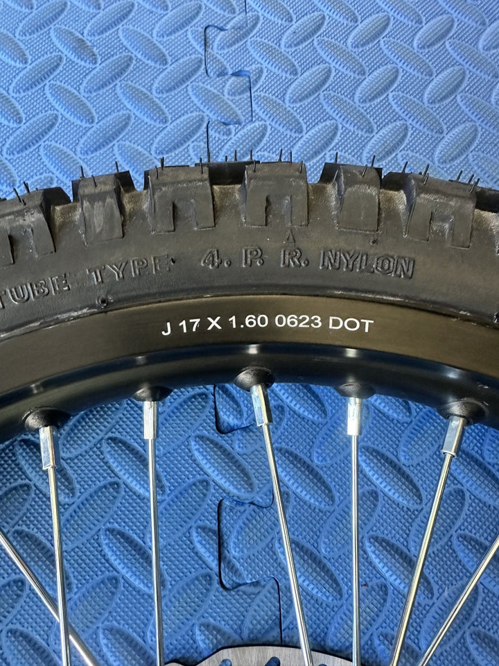 Talaria eMoto Wheel Set Shinko 244 Dual Sport 17"/17" Front & Rear Wheel & Tire Set for Moto Bikes *Does not include rotor or sprocket* - Talaria Wheel & Tire Set - EBIKE|2817 eBike Super Shop