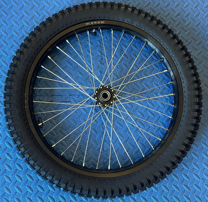 Throne eMoto Wheel Set Shinko 241 Dual Sport 17"/19" Front & Rear Wheel & Tire Set for Moto Bikes *Does not include rotor or sprocket* - Throne Wheel & Tire Set - Throne | Shinko | 17 inch | Front Wheel & Tire Set eBike Super Shop
