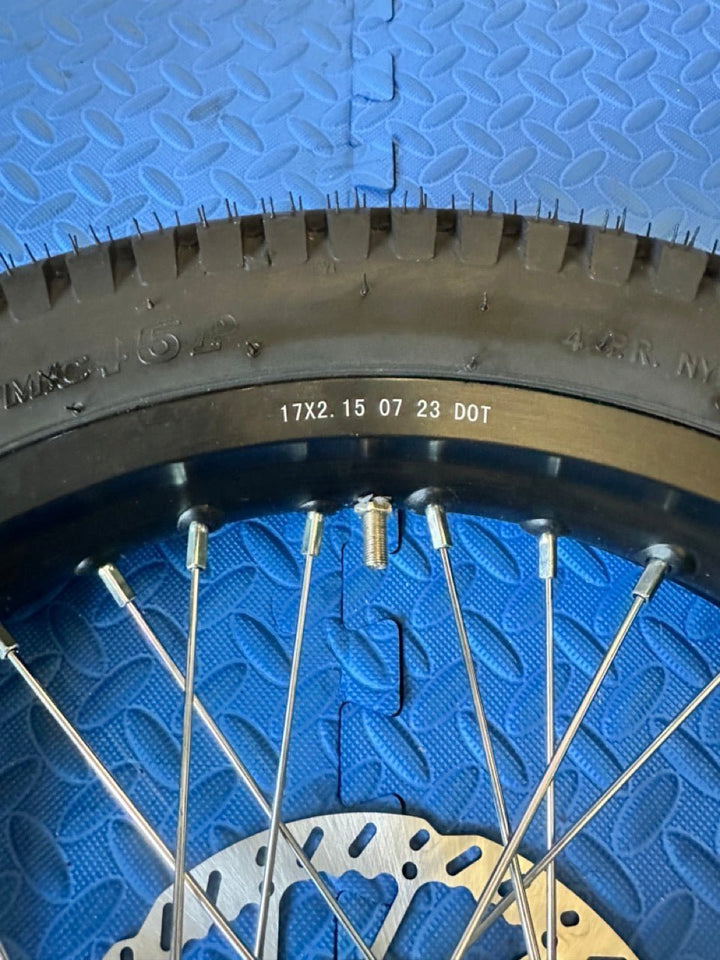 Throne eMoto Wheel Set Shinko 241 Dual Sport 17"/19" Front & Rear Wheel & Tire Set for Moto Bikes *Does not include rotor or sprocket* - Throne Wheel & Tire Set - Throne | Shinko | 17 inch | Front Wheel & Tire Set eBike Super Shop