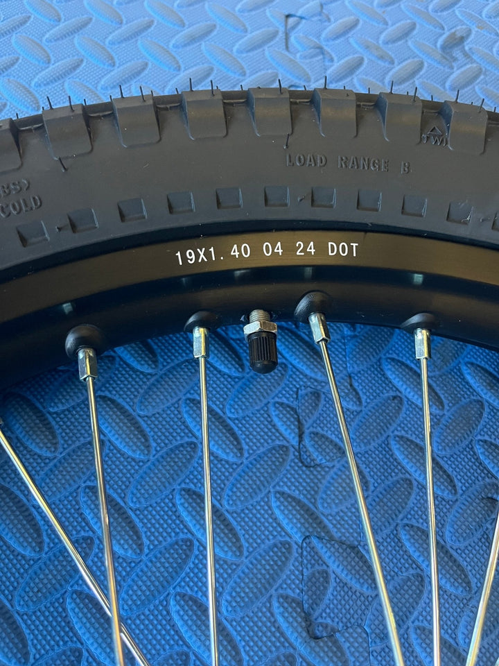 Throne eMoto Wheel Set Shinko 241 Dual Sport 17"/19" Front & Rear Wheel & Tire Set for Moto Bikes *Does not include rotor or sprocket* - Throne Wheel & Tire Set - Throne | Shinko | 17 inch | Front Wheel & Tire Set eBike Super Shop