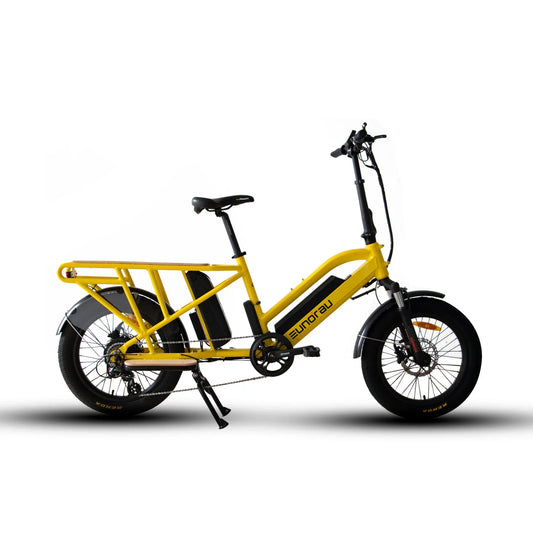 EUNORAU G30 Cargo 500w Step Thru eBike 20x3 Fat Electric Cargo eBike