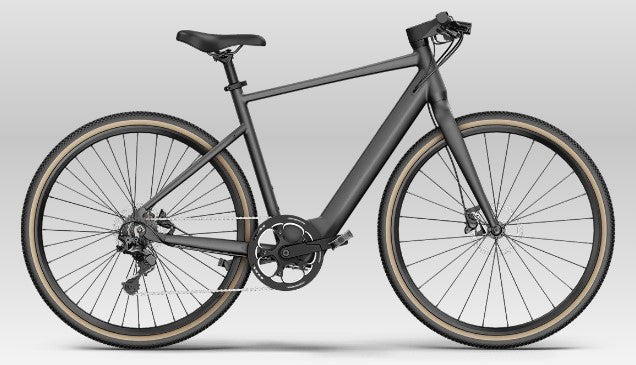 elektrorad gravel bike FIIDO C21 E-GRAVEL Electric Bike - Step Over
