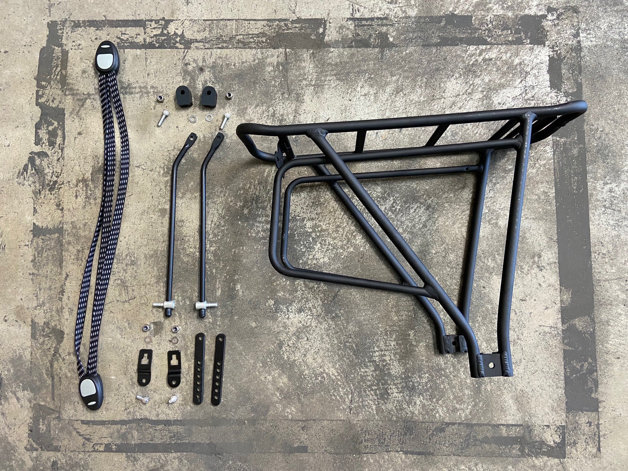 Rear Rack Kit - 26x4 Fat Tire 750w Coastal Cruiser Electric Bike - EZE ...