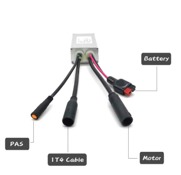 E Bike Controller 48V 25A 500w Hengtai Motor Quick Connect