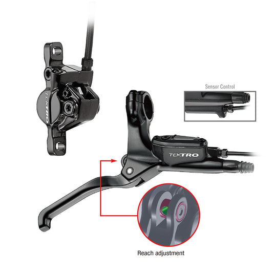 Tektro HD-E350 - E-bike Hydraulic Brake and Caliper Set - Rear